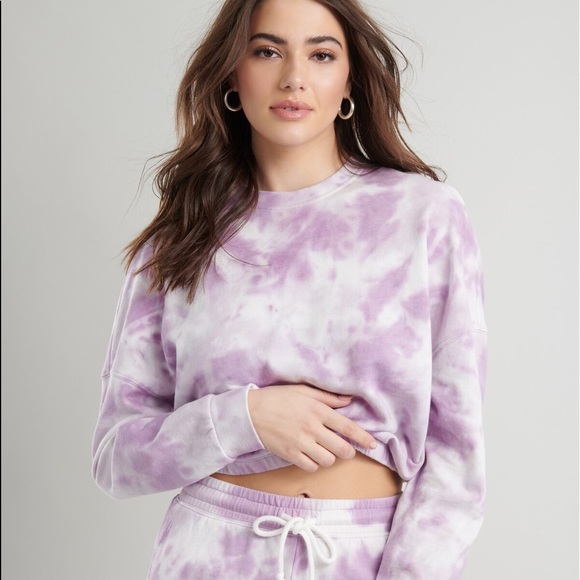 Garage Purple Tie-Dye Sweatshirt - Picture 2 of 4